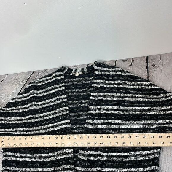 Madewell Oversized Striped Upbeat Open Front Cardigan With Pockets size XS - Picture 11 of 12
